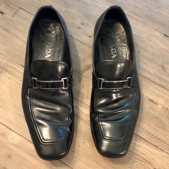 Prada Other - Prada black leather loafers